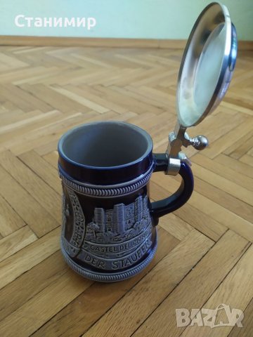 Немска чаша /халба/ с капак -1994г. Сертификат, снимка 4 - Чаши - 40143025
