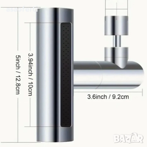 💧 4в1 Мултифункционален Накрайник за Кухненски Кран – 360° Ротация и Пестене на Вода, снимка 5 - Други - 52551792