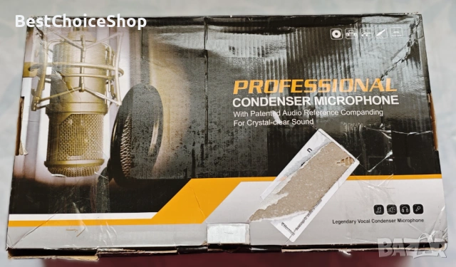 Комплект за подкаст Sinwe Студиен миксер с кондензаторен микрофон, Plug & Play, за компютър и смартф, снимка 3 - Микрофони - 53625078