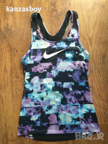 NIKE W NP TANK FLOWER JAMS - страхотен дамски потник КАТО НОВ, снимка 5 - Потници - 36374457