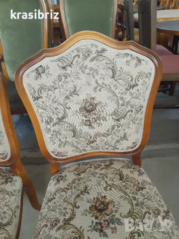 Масивни Барокови Столове-3бр -Внос от Германия!ОБЯВЕНАТА ЦЕНА Е ЗА БРОЙ!, снимка 3 - Столове - 48036786