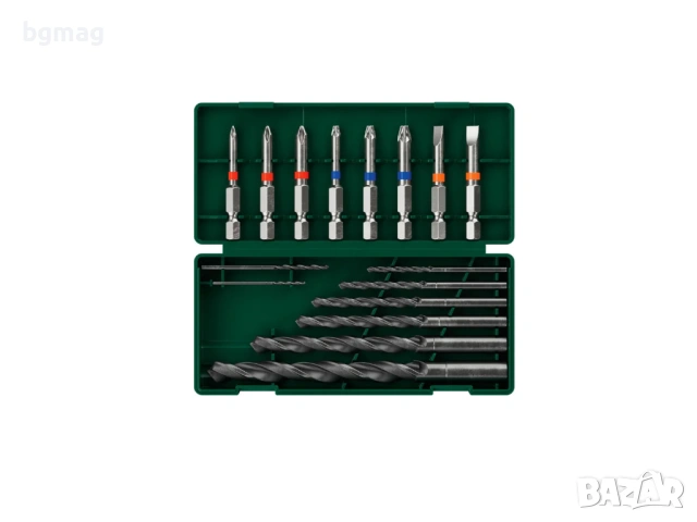 PARKSIDE акумулаторен винтоверт PBSA 12 D4,сменяем патронник,комплект със свредла и битове, снимка 7 - Винтоверти - 53126753