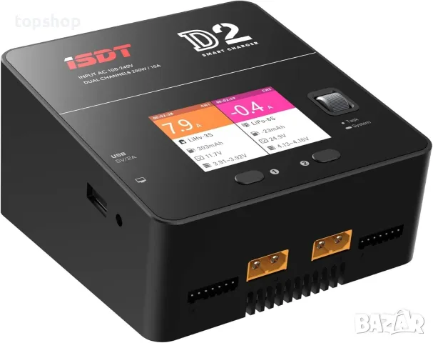 Чисто ново двуканално интелигентно зарядно устройство ISDT D2 Mark 2  