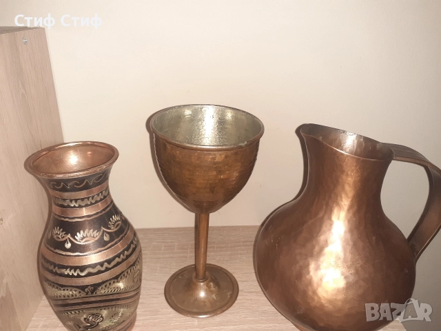 Медна чаша кана, снимка 2 - Чаши - 52741585