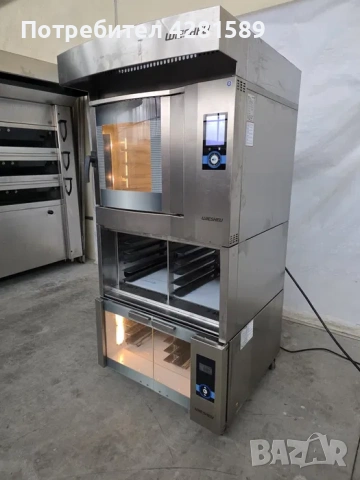 Немски конвектомат Wiesheu Dibas 64 с шапка/пароуловител,стойка за тави и втасвател, снимка 2 - Други машини и части - 53657183