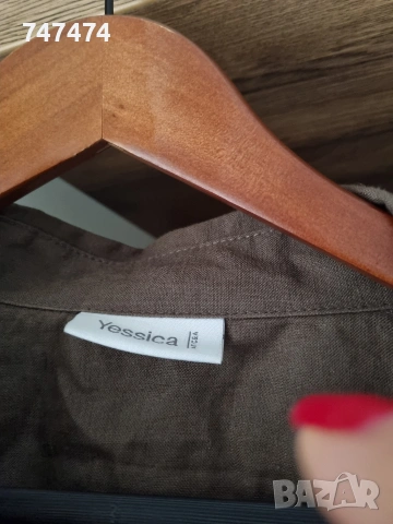 100% лен, връхна риза ГО до 140 см, снимка 2 - Ризи - 53629786