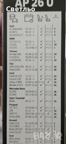 Чистачки Bosch Aerotwin AP 26 U 650мм, снимка 4 - Части - 55985365
