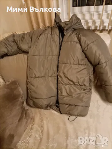 Зимно яке с качулка, снимка 3 - Якета - 48116289