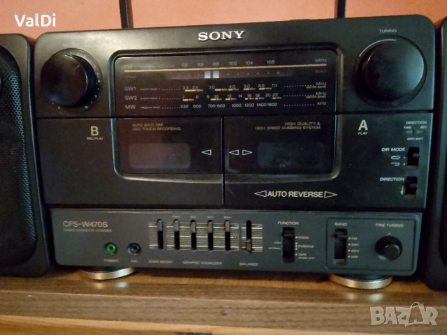 SONY CFS - 470 S, снимка 3 - Радиокасетофони, транзистори - 53294486