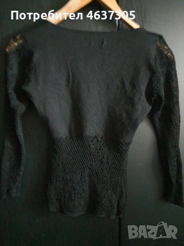 маркова транспарантна блуза, снимка 2 - Блузи с дълъг ръкав и пуловери - 53283948