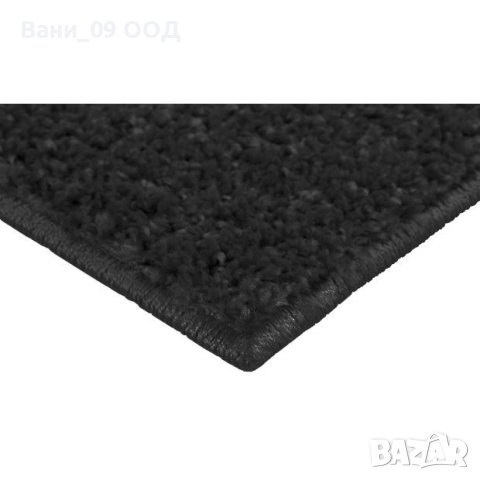 Черен шаги килим, снимка 2 - Килими - 41601759
