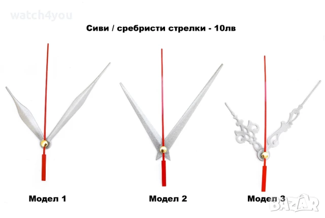 ФОСФОРНИ / ФОСФОРЕСЦИРАЩИ СТРЕЛКИ ЗА СТЕНЕН ЧАСОВНИК. НЕОНОВИ / СВЕТЕЩИ СТРЕЛКИ ЗА СТЕННИ ЧАСОВНИЦИ, снимка 14 - Стенни часовници - 44966566