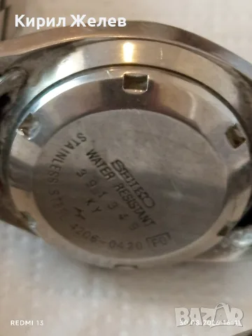 Дамски часовник SEIKO AUTOMATIC работи копчето за навиване го няма 18122, снимка 6 - Дамски - 55876880