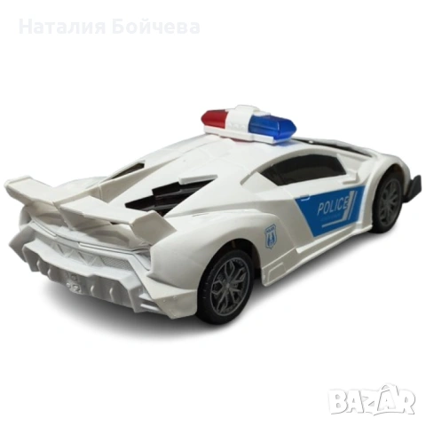 Полицейска скоростна кола с дистанционно управление, снимка 6 - Коли, камиони, мотори, писти - 53379894