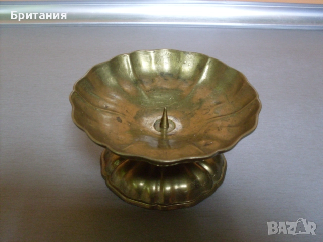 Бронзов свещник., снимка 3 - Декорация за дома - 52921623
