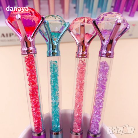 3784 Елегантен химикал Диамант, синьо мастило, снимка 5 - Ученически пособия, канцеларски материали - 41329418