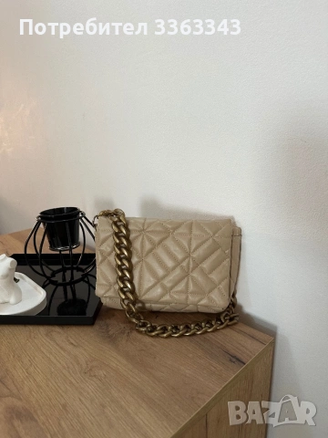 Бежова чанта като нова