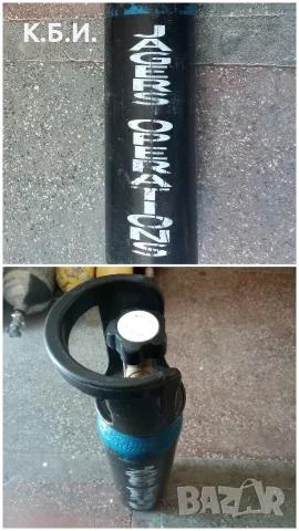 Продавам - 1- един брой метална бутилка - 2,67L - на - 210 BAR - АТМОСФЕРИ работно налягане