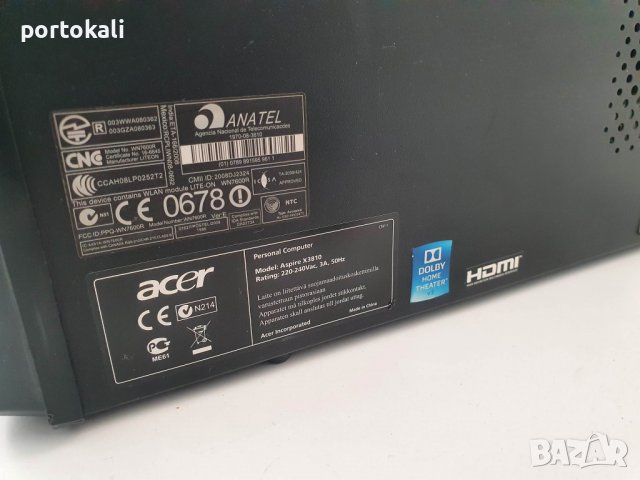 +Гаранция! Wi-Fi! Компютър PC Acer Intel E5400 / 4GB DDR3, снимка 9 - За дома - 39533328