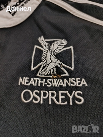 Ръгби тениска на SWANSEA OSPREYS , снимка 3 - Тениски - 52383073