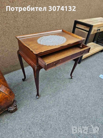 Елегантна помощна маса в стил Луи 15, снимка 3 - Маси - 52817329