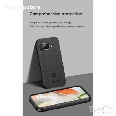 Google Pixel 9a Удароустойчив Square Grid Design Калъф и Протектор, снимка 6 - Калъфи, кейсове - 51122541