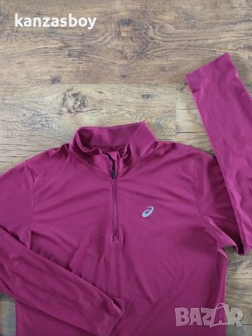 Asics Silver LS 1/2 Zip Top - страхотна дамска блуза КАТО НОВА, снимка 4 - Блузи с дълъг ръкав и пуловери - 41104630