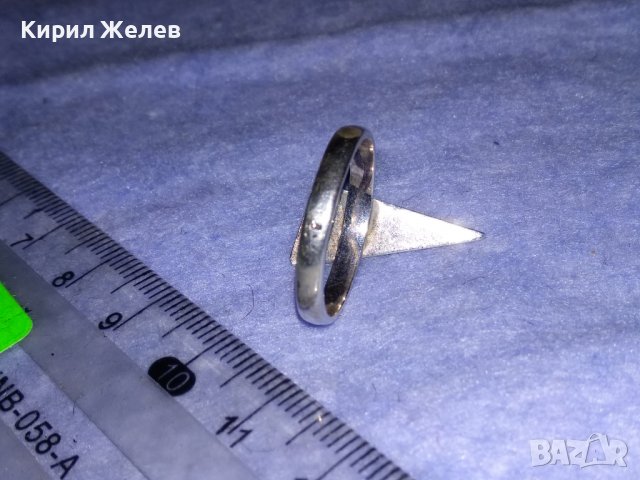 СТИЛЕН ДИЗАЙНЕРСКИ МОДЕН СРЕБЪРЕН АРТ ПРЪСТЕН ВИСОКА ПРОБА СРЕБРО с ЩЕМПЕЛ на АВТОРА 36621, снимка 12 - Пръстени - 39976305