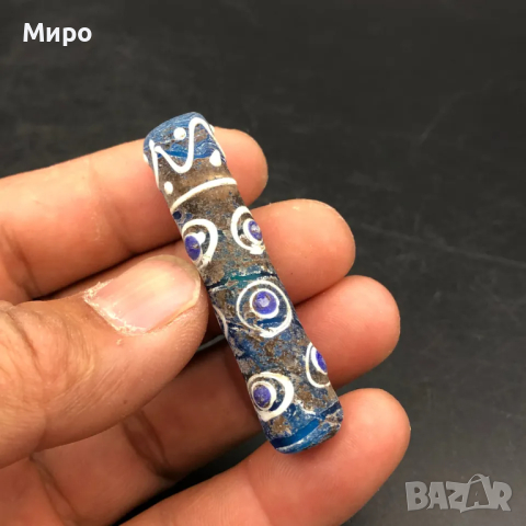 ФЪН ШУЙ РИСУВАНО СТЪКЛО СТАРА МЪНИСТА ТАЛИСМАН ПРОТИВ УРОКИ АМУЛЕТ, снимка 2 - Антикварни и старинни предмети - 44666318