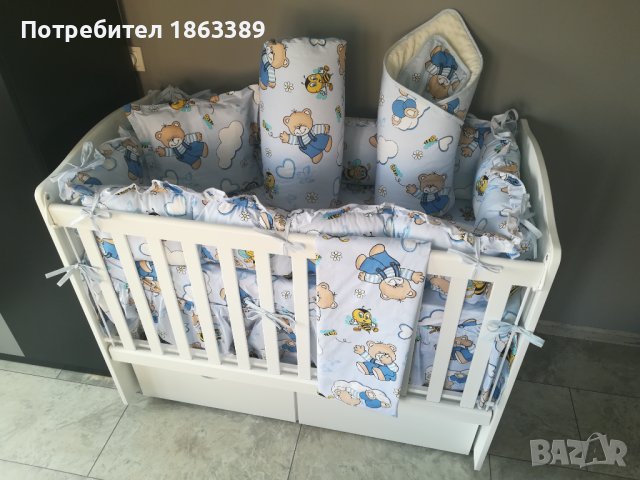 Бебешко легло + подарък към него матрак СИМЕОНОВ, снимка 4 - Бебешки легла и матраци - 41810118
