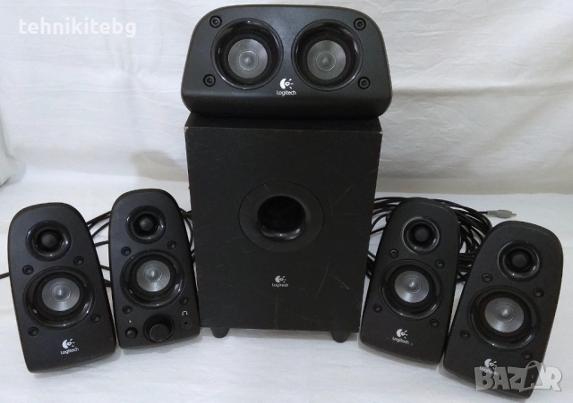⭐⭐⭐ Logitech Z506 ⭐⭐⭐ 5.1 съраунд тонколони с активен субуфер , 75W