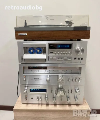 ТОП ретро аудио сет PIONEER усилвател SA-7800, тунер TX-7800, триглав дек CT-F850, грамофон PL-112D