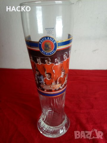 6 броя Колекционерски Чаши за Бира PAULANER FC Bayern Munchen 100% Оригинални Внос от Германия, снимка 9 - Колекции - 40807785
