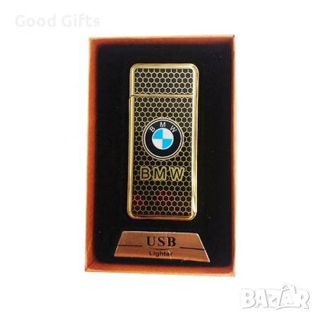 Луксозна USB запалка за цигари с лого на BMW, снимка 2 - Запалки - 39306099
