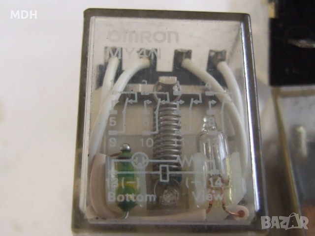 индустриални релета OMRON -MY4N -100-110v, снимка 4 - Друга електроника - 52231051