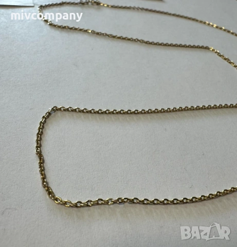 Златен синджир 1.36гр.56см., снимка 7 - Колиета, медальони, синджири - 53496642