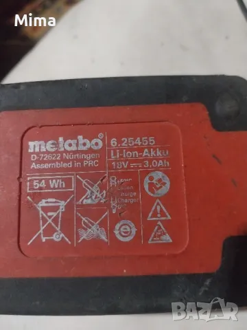 Metabo 18v.Li ion 3Ah Батерия , снимка 3 - Винтоверти - 47985258