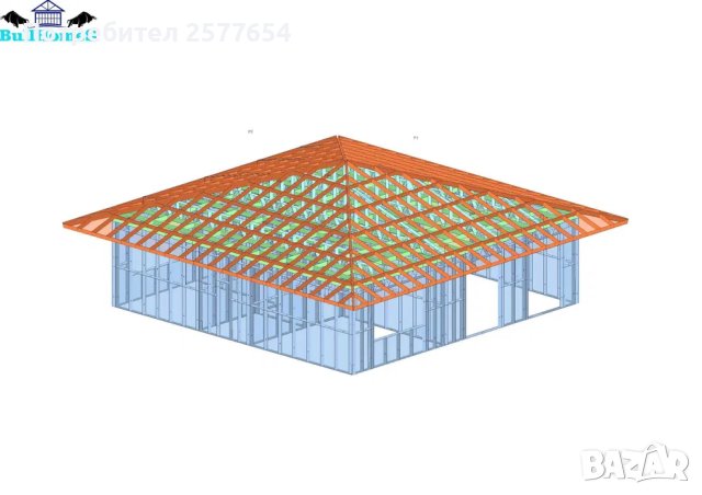 Къща,Бунгало,Преместваема къща,Сглобяеми къщи,Модулни,Жилищни-92м², снимка 2 - Строителни материали - 44146157