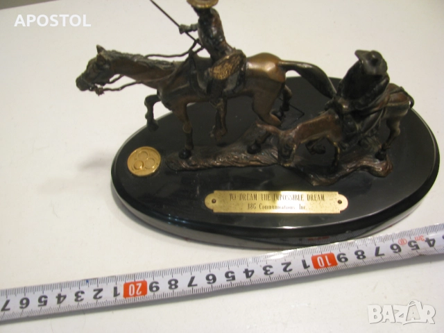 бронзова статуетка фигура, снимка 2 - Колекции - 52258815