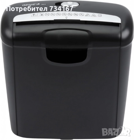 Професионален шредер за документи Genie 240S за унищожаване на документи, хартия и кредитни карти , снимка 6 - Видеокарти - 52180343