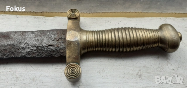 Автентичен стар тесак нож меч сабя ятаган, снимка 6 - Антикварни и старинни предмети - 53340065