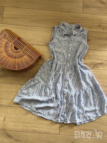 Синя лятна рокля, снимка 4 - Рокли - 50830997