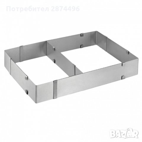 3128 Регулируем ринг за торта - правоъгълен, снимка 12 - Други - 35713341