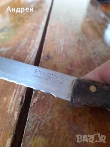 Стар кухненски нож Prestige, снимка 4 - Други ценни предмети - 53323205
