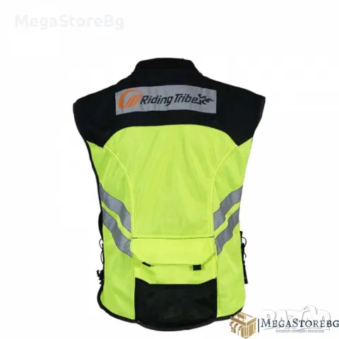 Светлоотразителна Жилетка за моторист - 2094, снимка 4 - Аксесоари и консумативи - 49642398