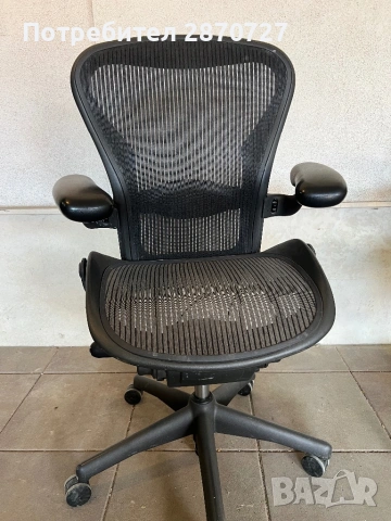 Herman Miller Aeron Classic, снимка 6 - Столове - 49595016