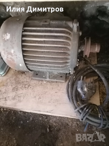 Продавам трифазен електромотор 5,5kw