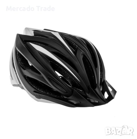 Каска Mercado Trade, За мъже, Момчета, За велосипед, Тротинетка, Ролери, Черен, снимка 1 - Спортна екипировка - 40887995