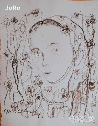 Проф. СВЕТЛИН РУСЕВ- "Мадона" едно малко Бижу , снимка 6 - Картини - 48048367