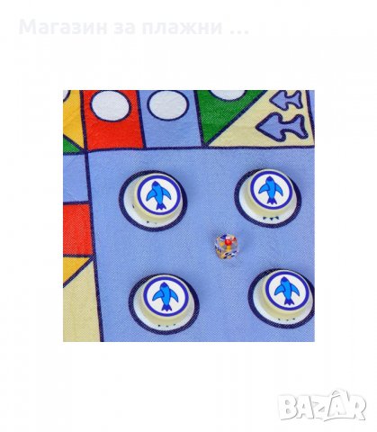 ИГРА КИЛИМЧЕ НЕ СЕ СЪРДИ ЧОВЕЧЕ 80Х80 СМ. СЪС ЗАРЧЕ И ФИГУРИ - код  2714, снимка 5 - Други - 34163473